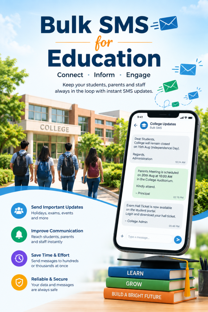 Bulk sms for education